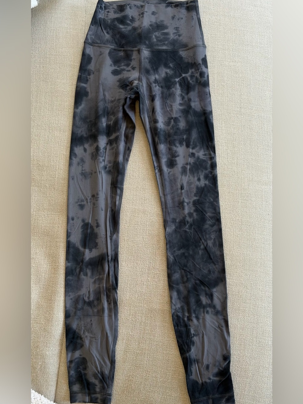 lululemon athletica dark blue and gray Tie-Dye High-Rise Leggings